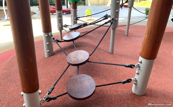 Climbing Ropes at the SkyResidence @ Dawson Playground