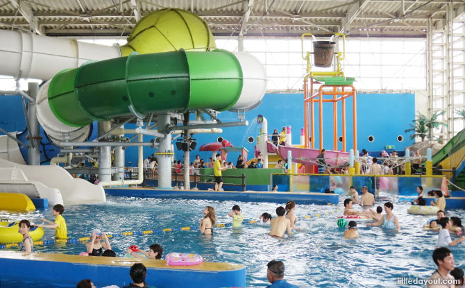 Water park / family pool at Spa World Osaka