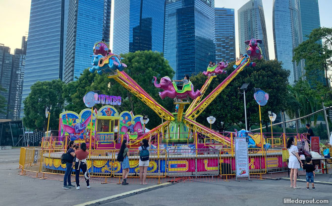 Rides at Bay Spring Carnival