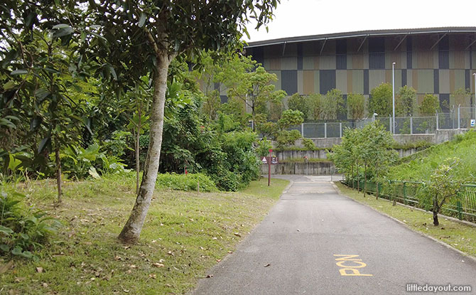 MRT depot along the Ulu Sembawang Park Connector