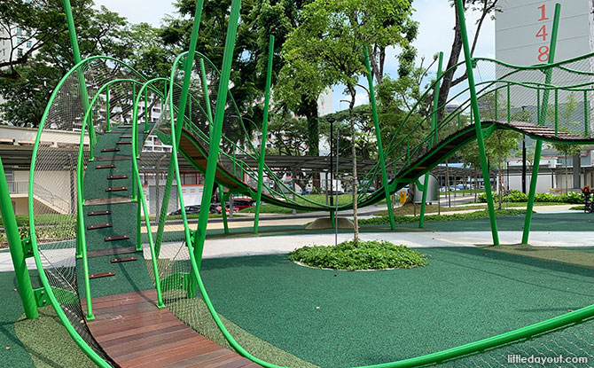 Walking Roller Coaster Playground at Heights Park