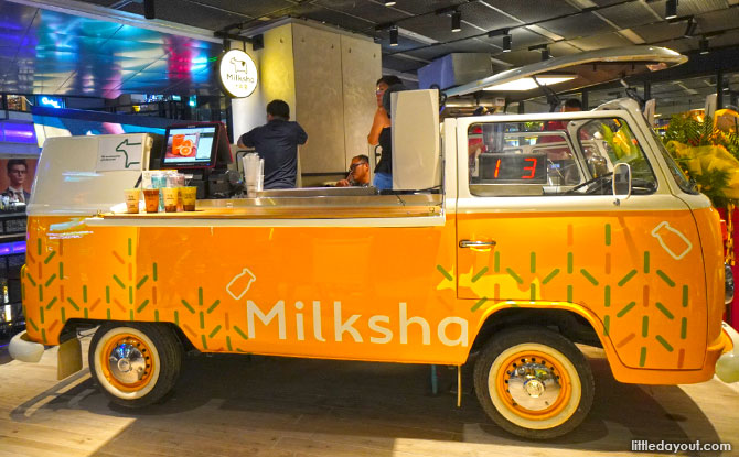 Milksha, Food at Funan