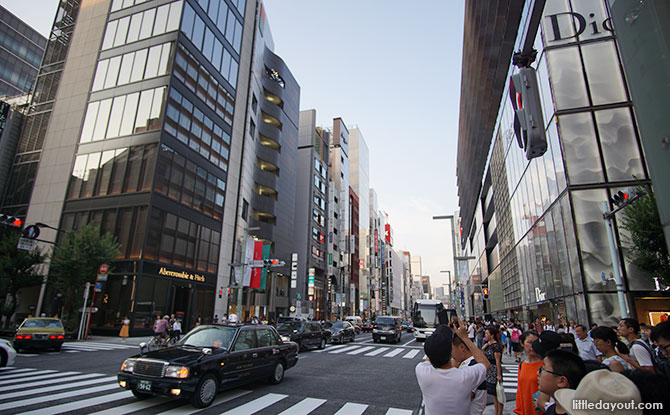 Ginza district, Tokyo