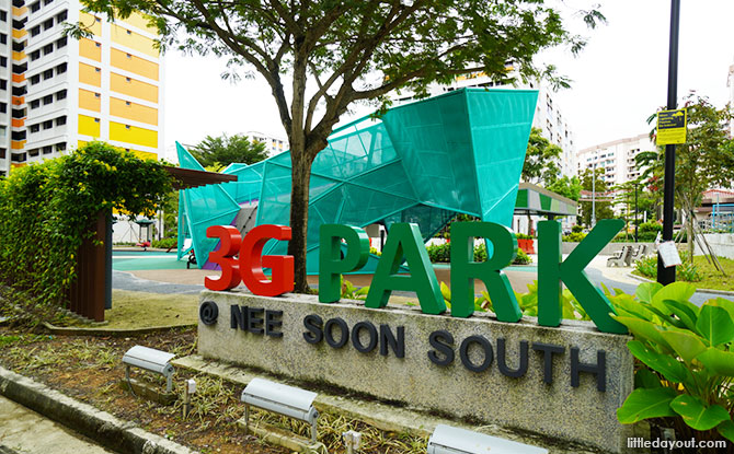 Origami Playground at Nee Soon 3G Park Entrace