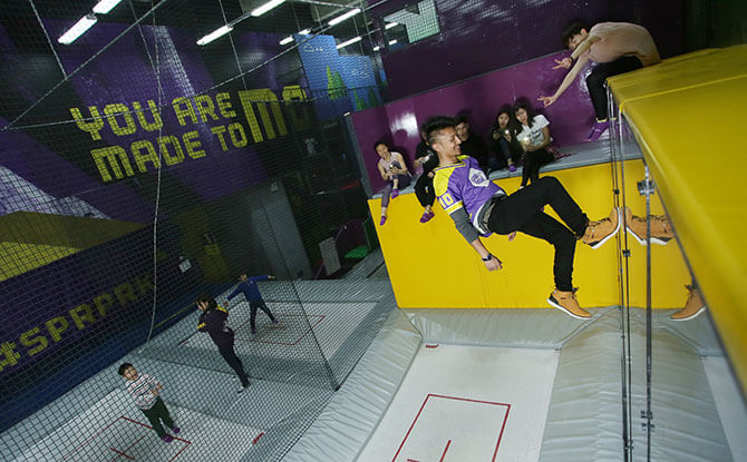 Trampoline Platform, SuperPark