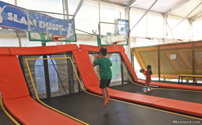 Slam Dunk at Zoom Trampoline Park