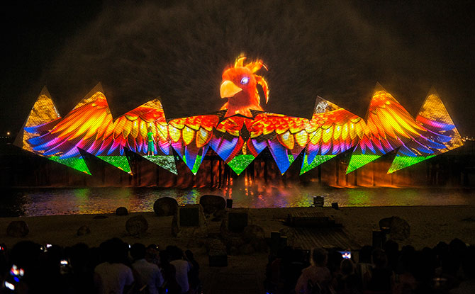 Wings of Time Show, Siloso Beach, Sentosa