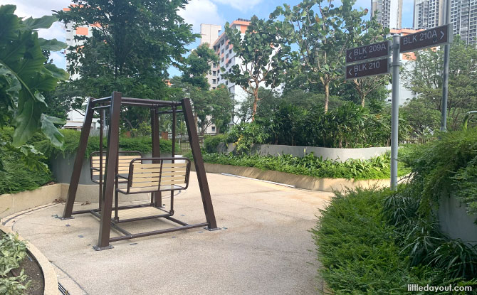 Swings at Clementi NorthArc