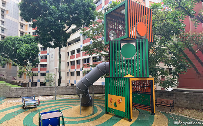 Stacked Boxes Playground At Bishan North: Layers Of Play Stacked Boxes Playground At Bishan North: Layers Of Play