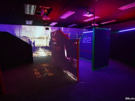 Laser Tag At Singapore Discovery Centre: Black Lake Laser Battlefield Inside