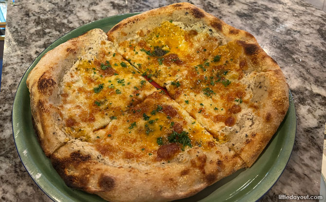 Four Cheese Sourdough Pizza