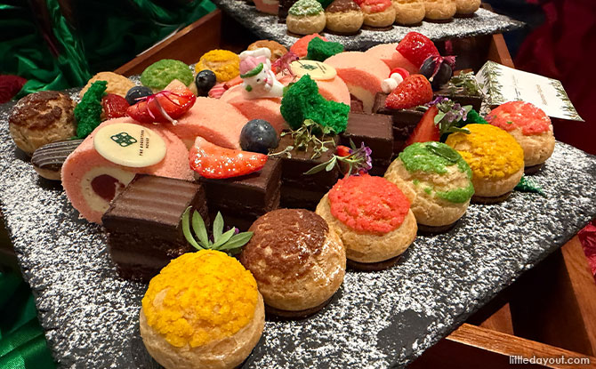 Desserts and a White Rabbit Ice Cream Cart