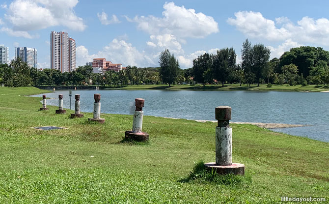 Bollards at Kallang Riverside Park