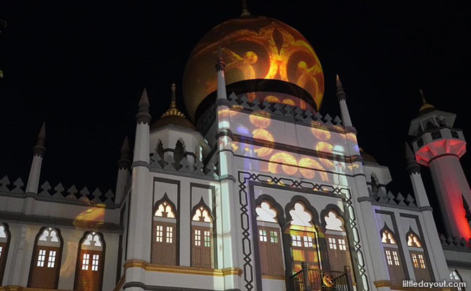 Sultan Mosque Light Up