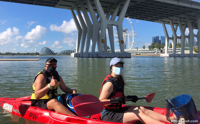 kayak around the reservoir