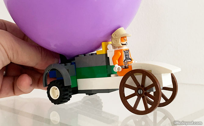 Balloon-Powered LEGO Go-Kart Challenges