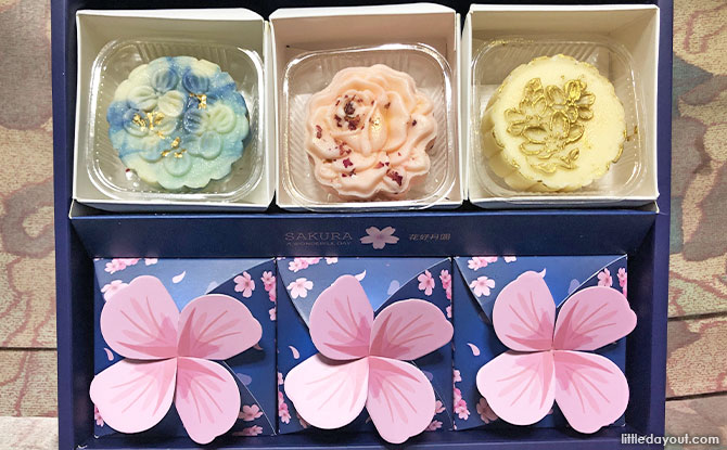 Yours Sincerely Bakery Releases Mille Crepe Mooncakes Shaped Like Sakura Flowers