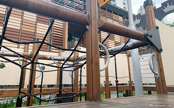 Internal Rigging at the Crown Ship Playground, Northshore, Punggol