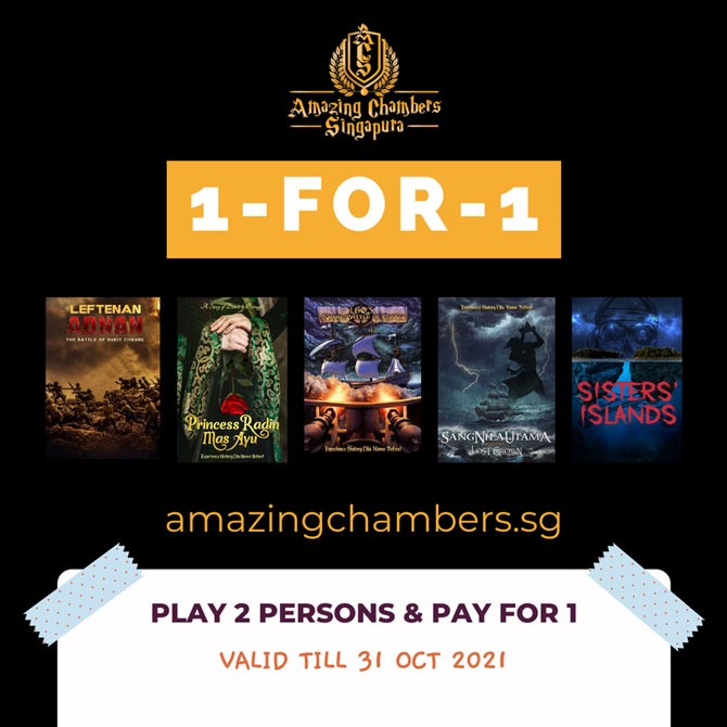 9. Escape at an Escape room: Amazing Chambers’ promo