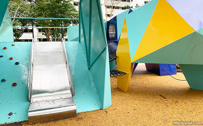 Slide at the Jurong West Park Playground