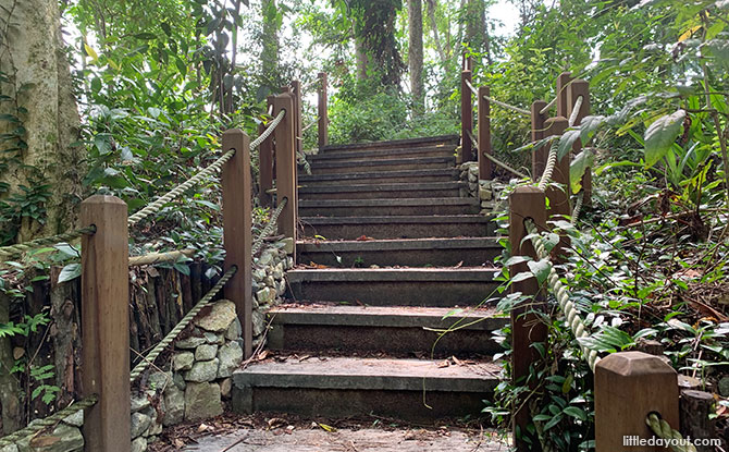 Stairs along the Rail Corridor (Central)