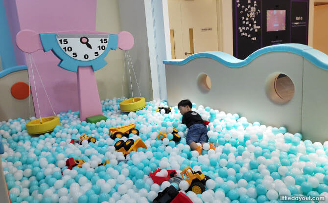 Ball pit for the younger ones at Paya Lebar Quarter Mall Indoor Playground