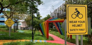 Tampines Bike Maze: Colourful Cycling Path For Kids