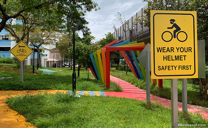 Tampines Bike Maze: Colourful Cycling Path For Kids Tampines Bike Maze: Colourful Cycling Path For Kids