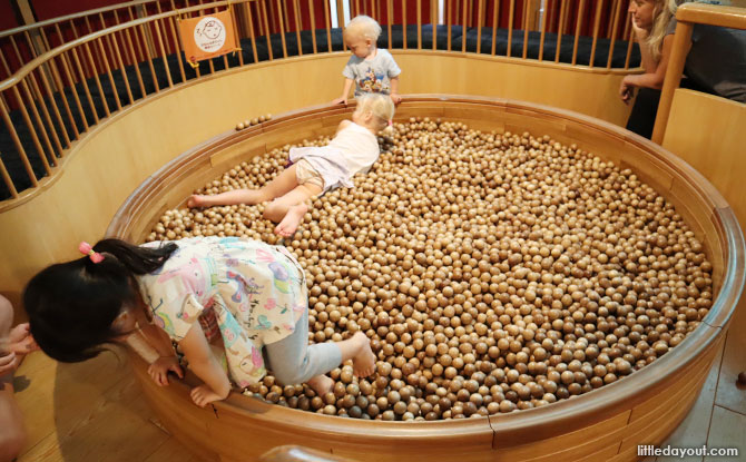 Wooden ball pond