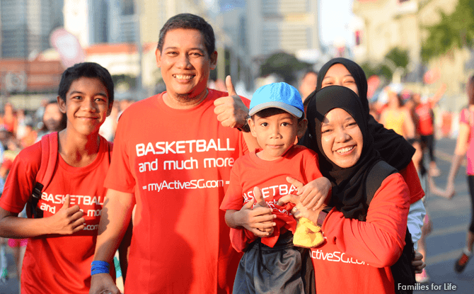 Families bonded over food, fun and fitness at the Families for Life Celebrations 2016.