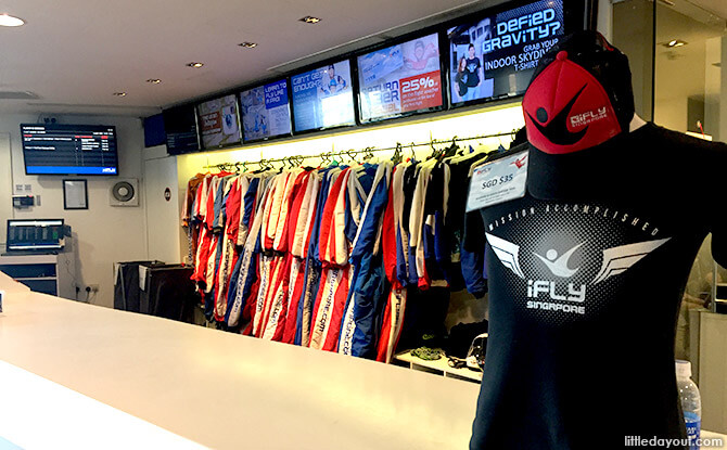 Skydiving Gear at iFly Singapore