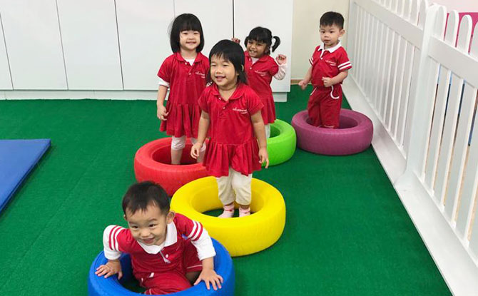 Play time at MindChamps PreSchool Serangoon