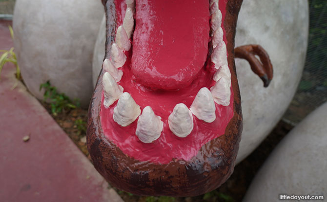 Baby T-Rex teeth restored