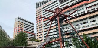 Potong Pasir Block 142 Playground: Climbing Tower With Ropes & Nets