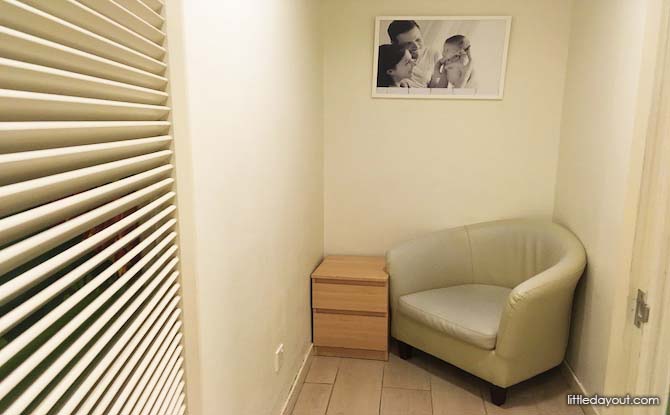 Breastfeeding room in Tanglin Shopping Centre