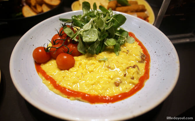 Trapizza Italian Restaurant's Gold Risotto