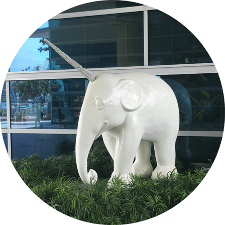 Unicelephant, Close to Merlion Park