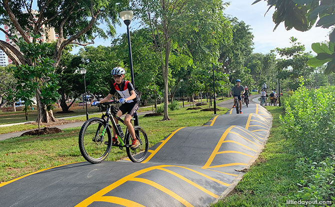 Cyclist Park at East Coast Park