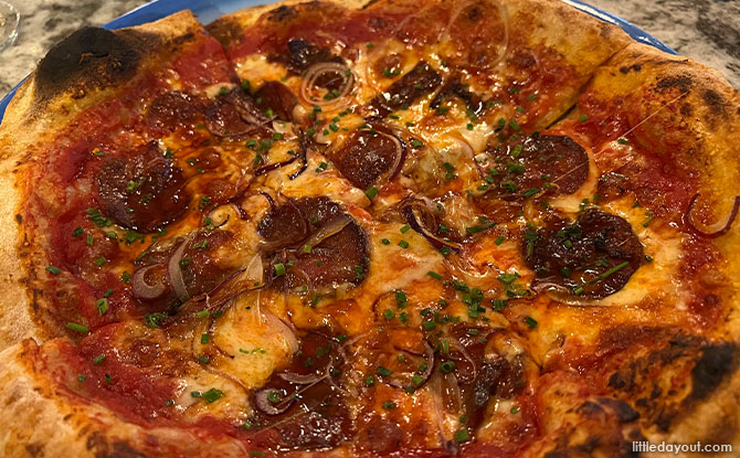 Chorizo Sourdough Pizza