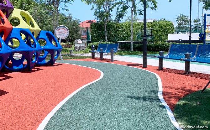 Mini Traffic Course at the La Salle Street Playground