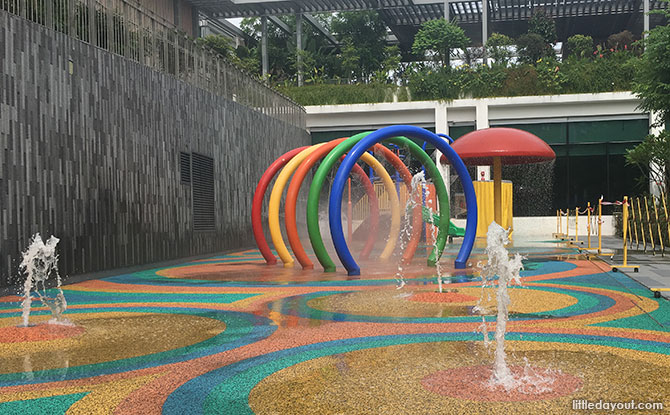 Oasis Terraces’ wet children’s playground
