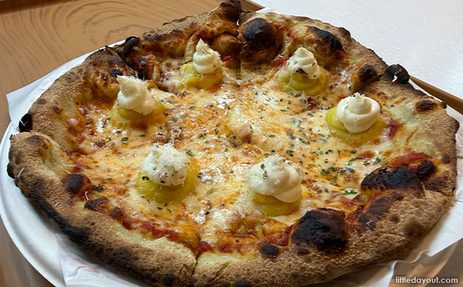 First Pizza Maru Express Opens In Singapore At i12Katong 6 Goguma Cream Cheese Pizza