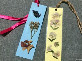 How To Make Pressed Flower Bookmarks