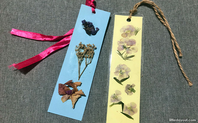 How To Make Pressed Flower Bookmarks