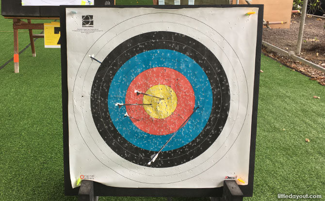 On target at Salt and Light Archery