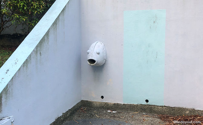 Pasir Ris Seashell Park Fish Head Fountains