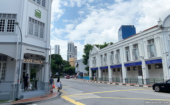 Location of Shake Shack at Neil Road