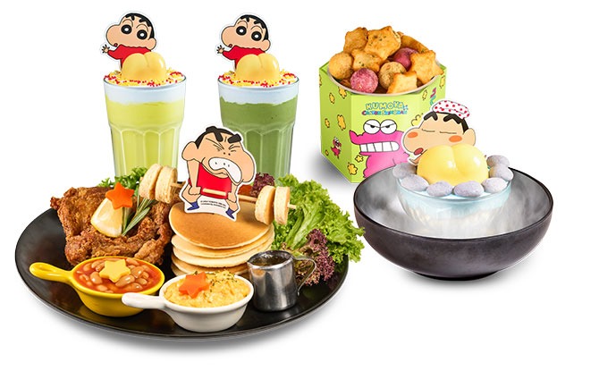 Crayon Shinchan x Kumoya Pop-Up Café: Cheeky Foods And Snacks