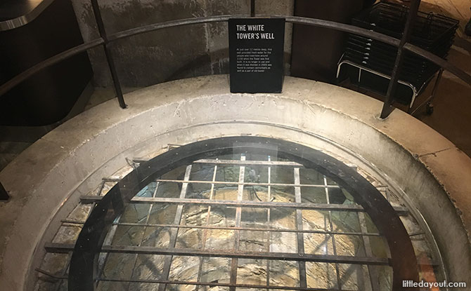Well in the basement of the White Tower - Tips for visiting the Tower of London