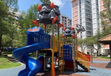 Robot Playground In Yishun: Playground In Disguise Robot themed playground